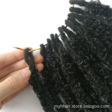 Synthetic Hair Crochet Braiding Hair 14 inch Short Synthetic Weave Style Pack Hair Curl Light and soft dirty braids